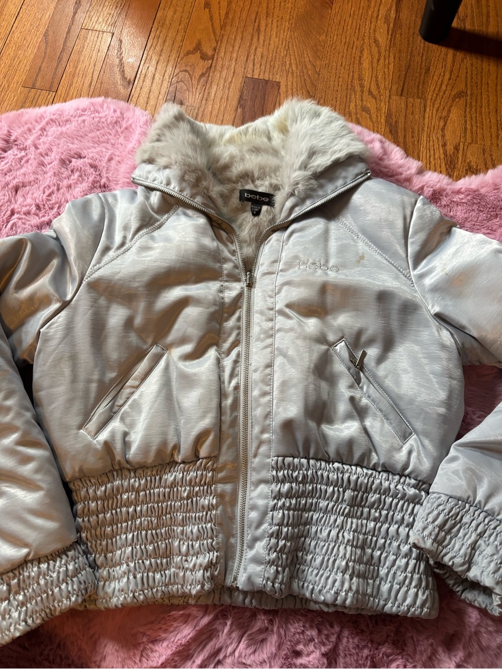 Vintage rabbit fur Bebe jacket